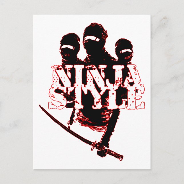 NINJA STYLE : POSTCARD (Front)