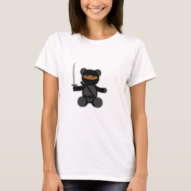 Ninja Teddy Bear T-Shirt (Front)