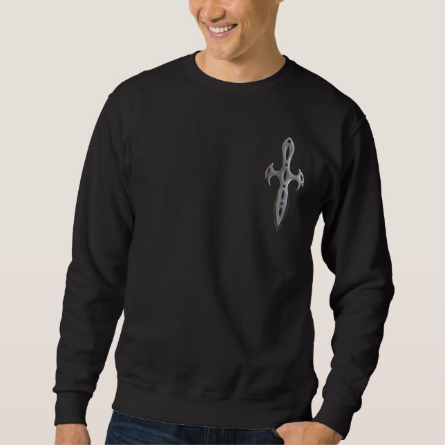Ninja Throwing Knife Sweater (Front)
