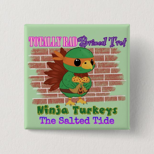 Ninja Trotters 2024 Button (Front)