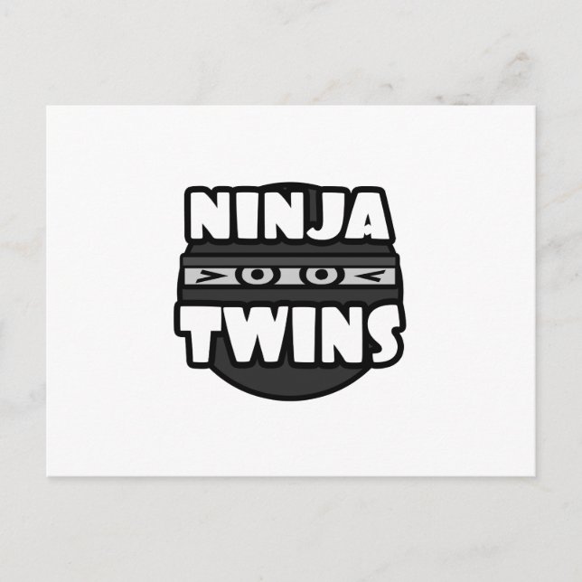 Ninja Twins Postcard (Front)