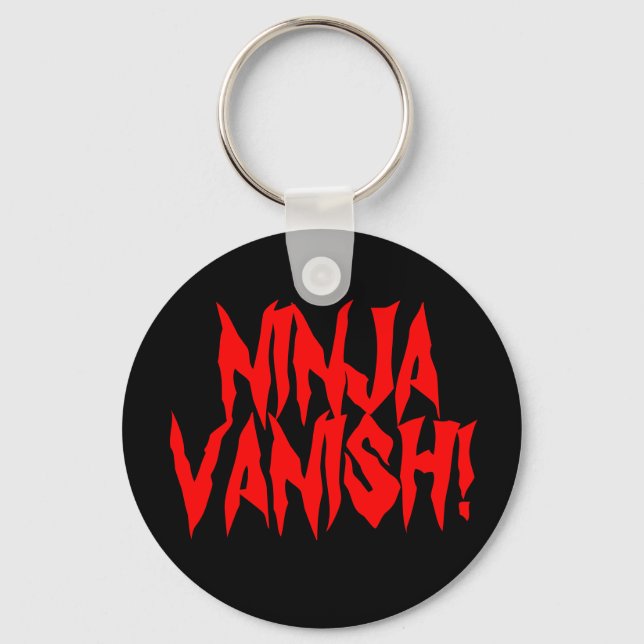 "Ninja Vanish" Key Ring (Front)