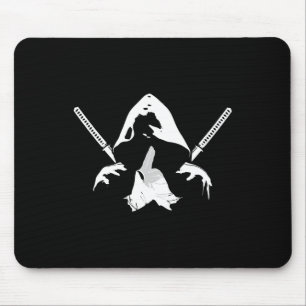 Ninja Warrior Bushido Samurai Sword Fighter Martia Mouse Pad