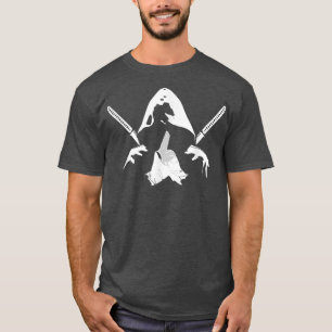 Ninja warrior bushido samurai sword fighter martia T-Shirt