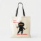 Ninja With Circular Knitting Needles Bag