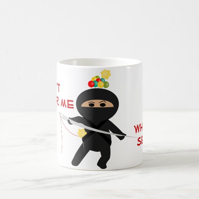 Ninja With Sewing Needle Mug (Center)