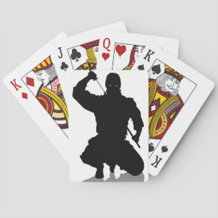 Ninja with Sword Playing Cards