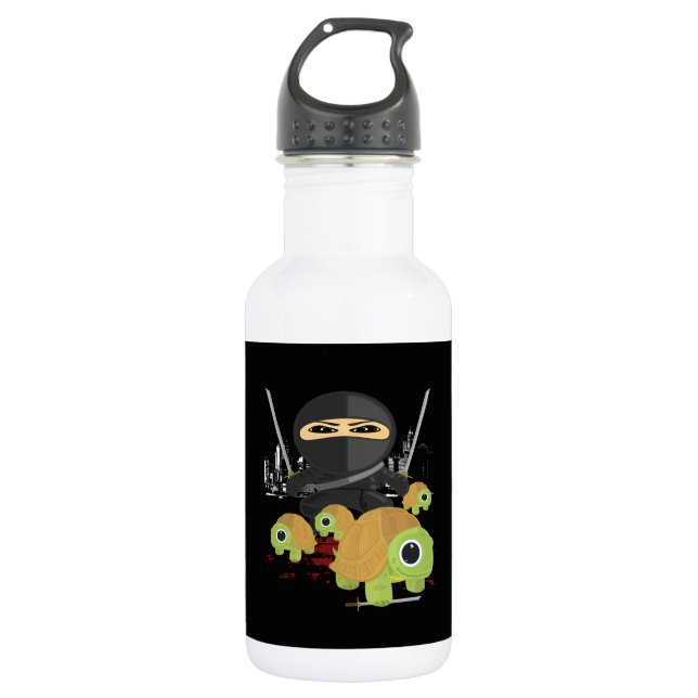 Ninja with Turtles 532 Ml Water Bottle (Front)