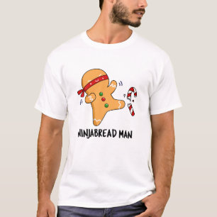 Ninjabread Man Funny Gingerbread Pun  T-Shirt