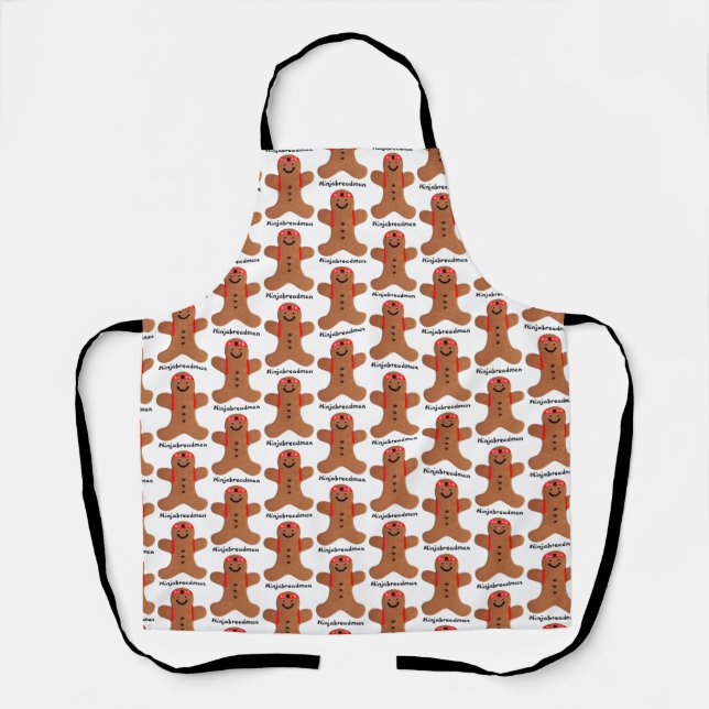 Ninjabreadman biscuit (cookie) apron (Front)