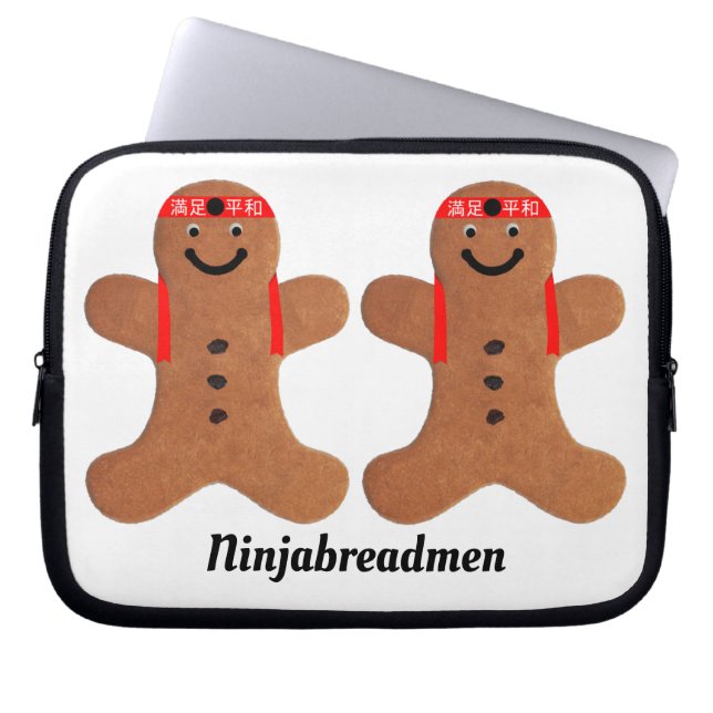 Ninjabreadman biscuit (cookie) Electronics Bag (Front)