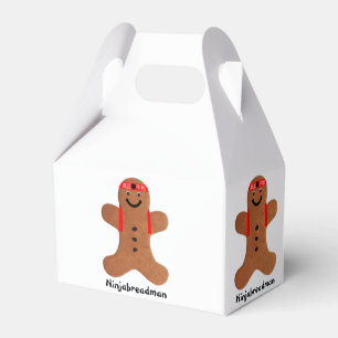 Ninjabreadman biscuit (cookie) favour box
