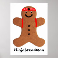 Ninjabreadman biscuit (cookie)