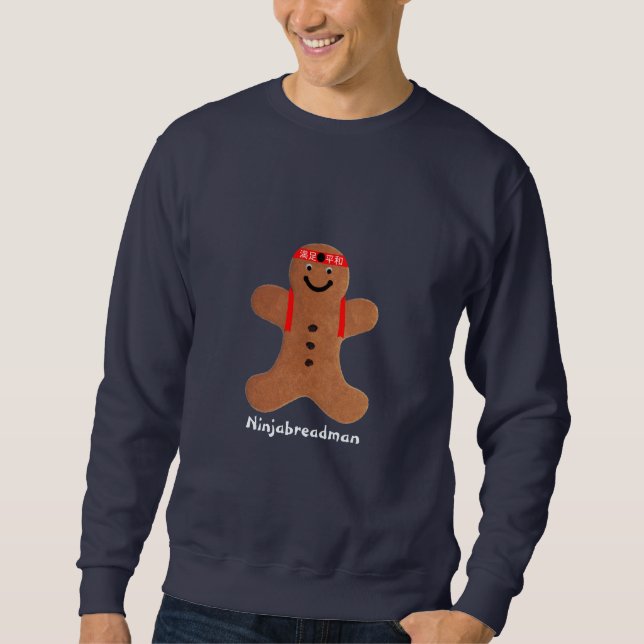 Ninjabreadman biscuit (cookie) sweatshirt (Front)