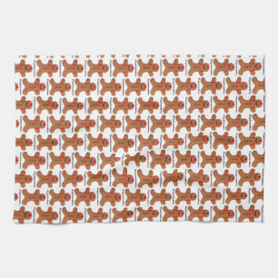 Ninjabreadman biscuit (cookie) tea towel