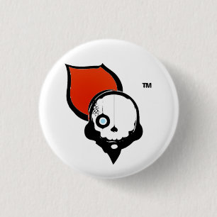 NinjaCruise Skull 3 Cm Round Badge