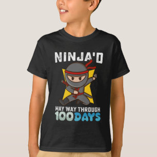 Ninja'd May Way Through 100 Days of School T-Shirt