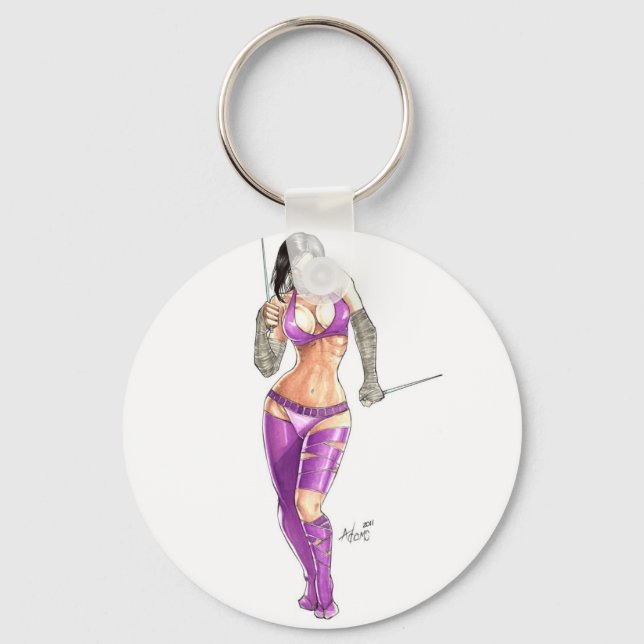NinjaGirl Key Ring (Front)