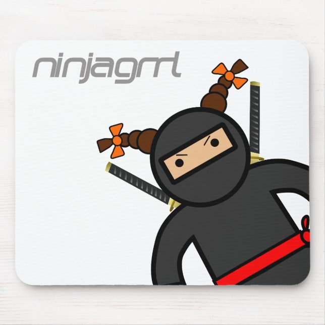 ninjagrrl mouse pad (Front)