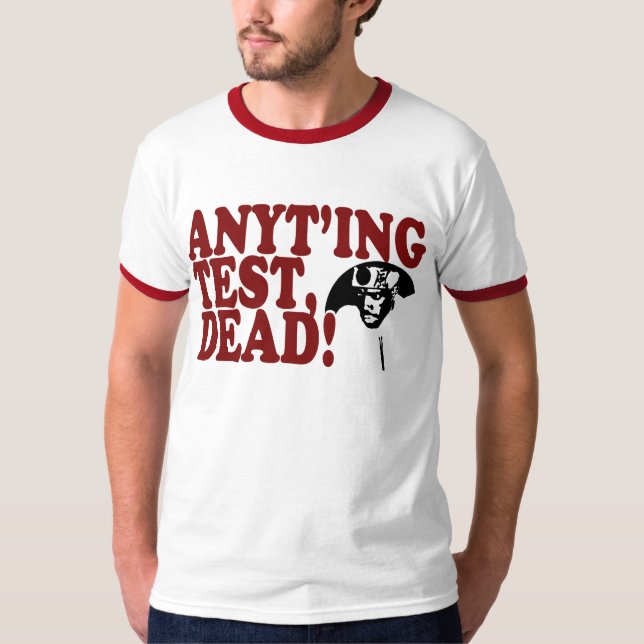 Ninjaman Anything Test Dead Ringer T-Shirt (Front)