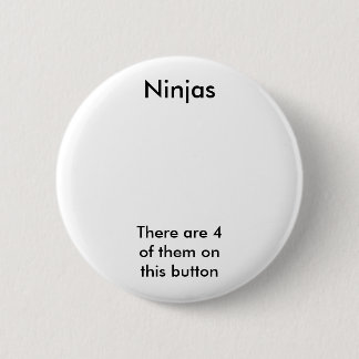 Ninjas 6 Cm Round Badge
