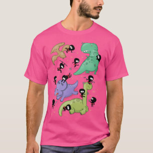 Ninjas Vs Dinosaurs T-Shirt