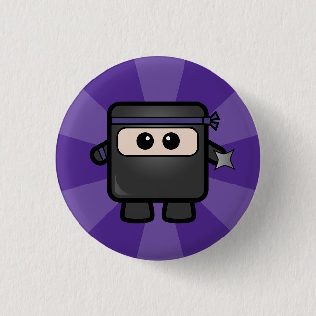 Ninjas vs. Pirates 3 Cm Round Badge (Front)