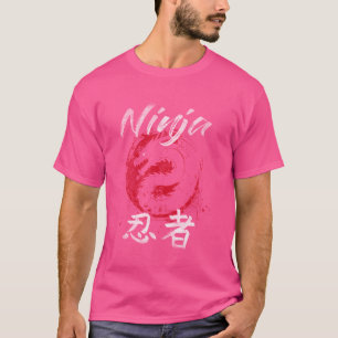 Ninjutsu Bujinkan Dragon Symbol ninja Dojo trainin T-Shirt