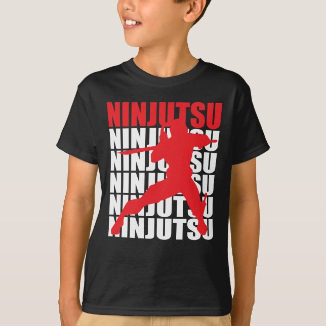 Ninjutsu Dark T-Shirt (Front)