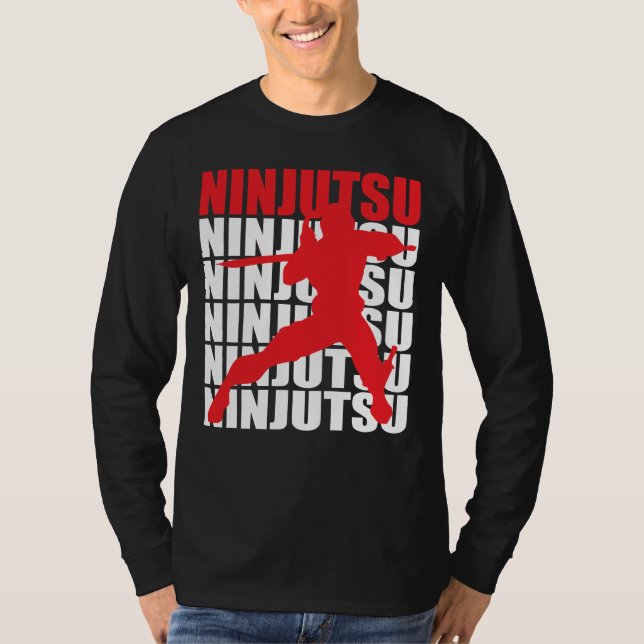 Ninjutsu Long Sleeve T Shirt (Front)