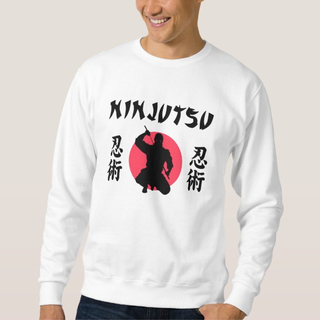 Ninjutsu Rising Sun   Sweatshirt (Front)