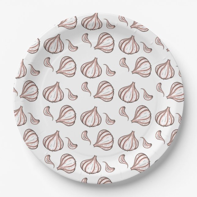 Ninniku Paper Plate (Front)