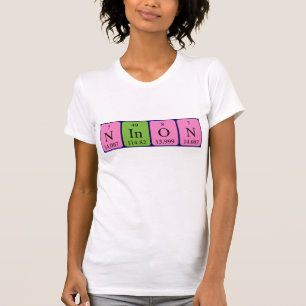 Ninon periodic table name shirt