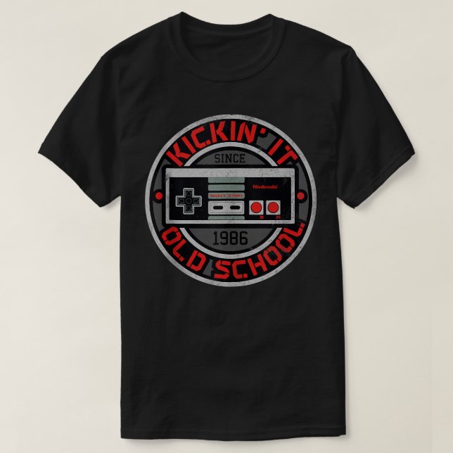 Nintendo NES Controller Kickin It Old School Tank  (Design Front)