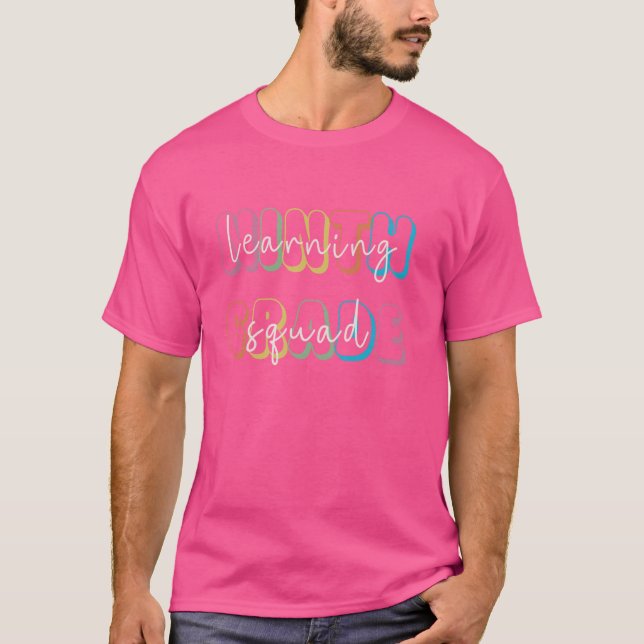 Ninth Grade Learning Squad Back To School Student  T-Shirt (Front)