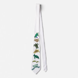 Ninth sea turtle line up tie