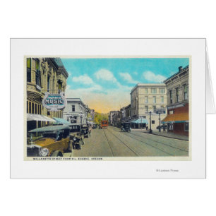 Ninth Street View of Willamette Street