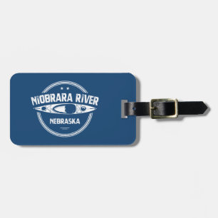 Niobrara River Nebraska Kayaking Luggage Tag
