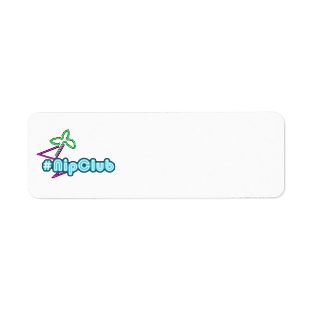 NipClub Return Address labels (Front)