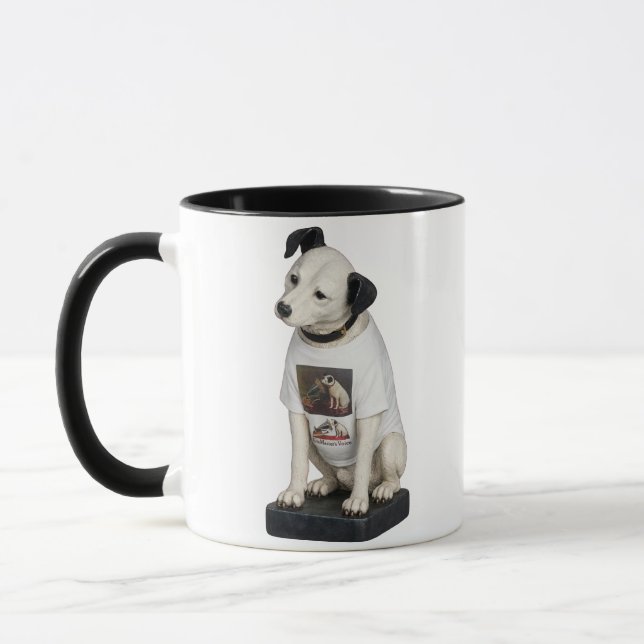 Nipper RCA Victor Dog Wearing Nipper Mug (Left)