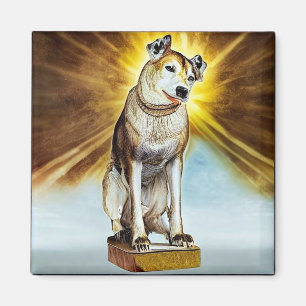 Nipper, The RCA Dog Golden Boy Magnet
