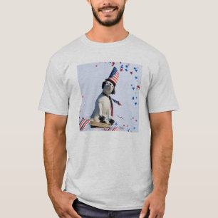 Nipper, The RCa Dog Independence Day T-Shirt