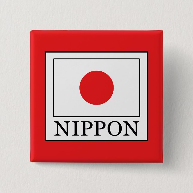 Nippon 15 Cm Square Badge (Front)