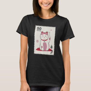 Nippon Japan 20 Japanese Stamp Japanese Beckoning T-Shirt