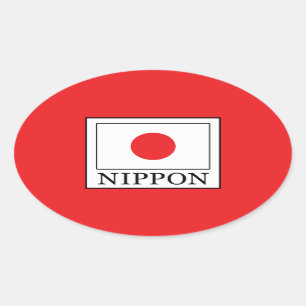 Nippon Oval Sticker