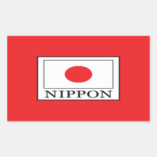 Nippon Rectangular Sticker