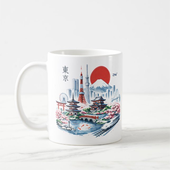 Nippon Sakura Tokyo Sakura  Coffee Mug (Left)