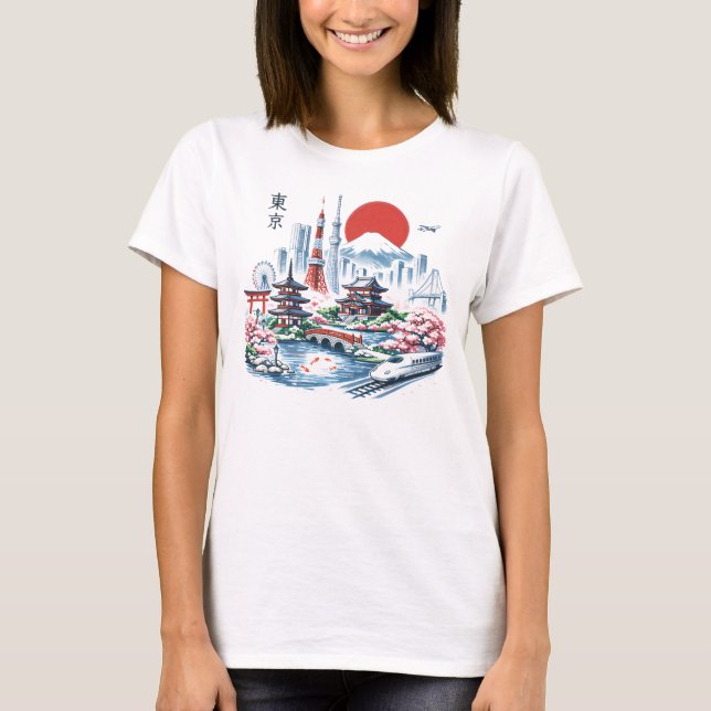 Nippon Sakura Tokyo Sakura  T-Shirt (Front)
