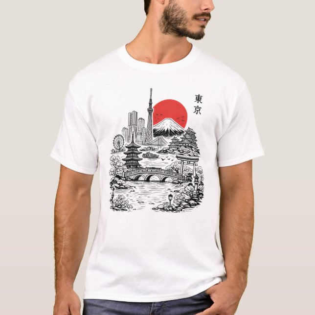 Nippon Sakura Tokyo Sakura  T-Shirt (Front)