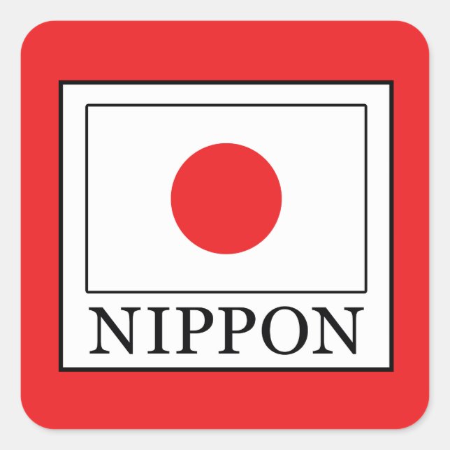 Nippon Square Sticker (Front)
